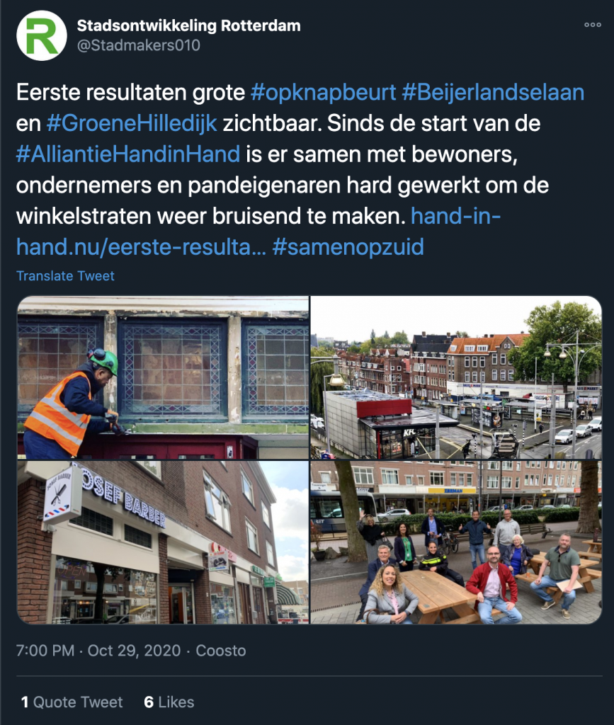 Stadsontwikkeling Rotterdam @Stadmakers010 op Twitter